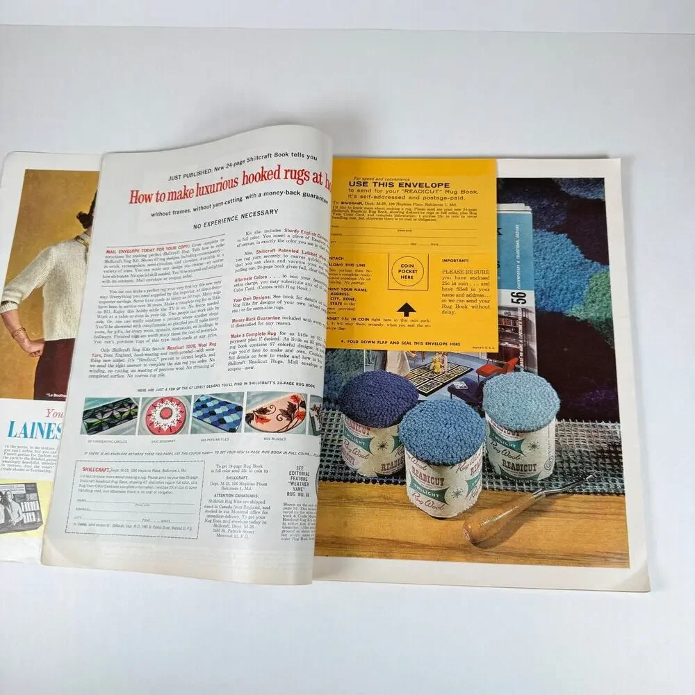 VINT. Fall/Win 1963-1964 McCALL's NEEDLEWORK mag - BEG/ KNITS FOR FASHION DOLLS
